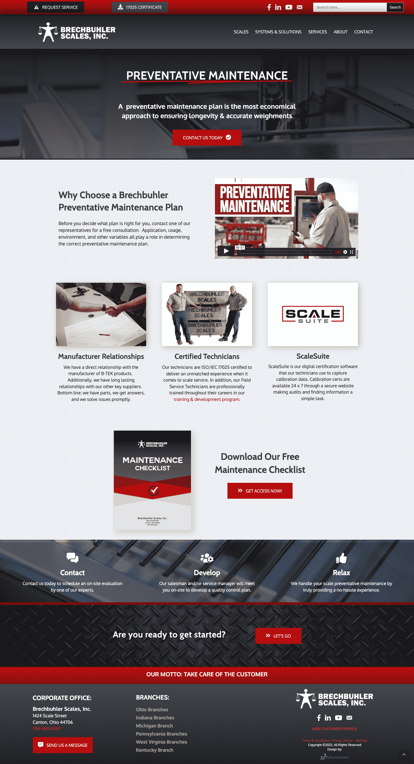 brechbuhler preventative maintenance Brechbuhler Scales Website