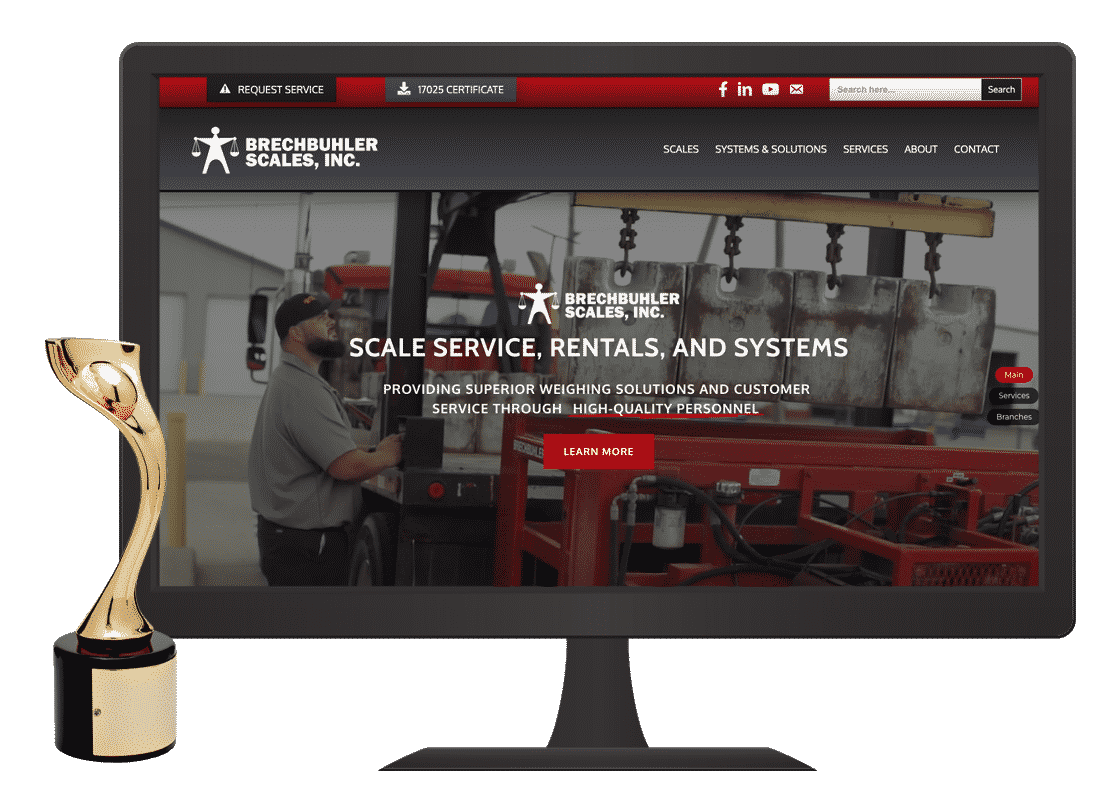 brechbuhler-website-w-award Brechbuhler Award Winning Website